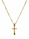 Elegant Gold Cross Necklace.webp