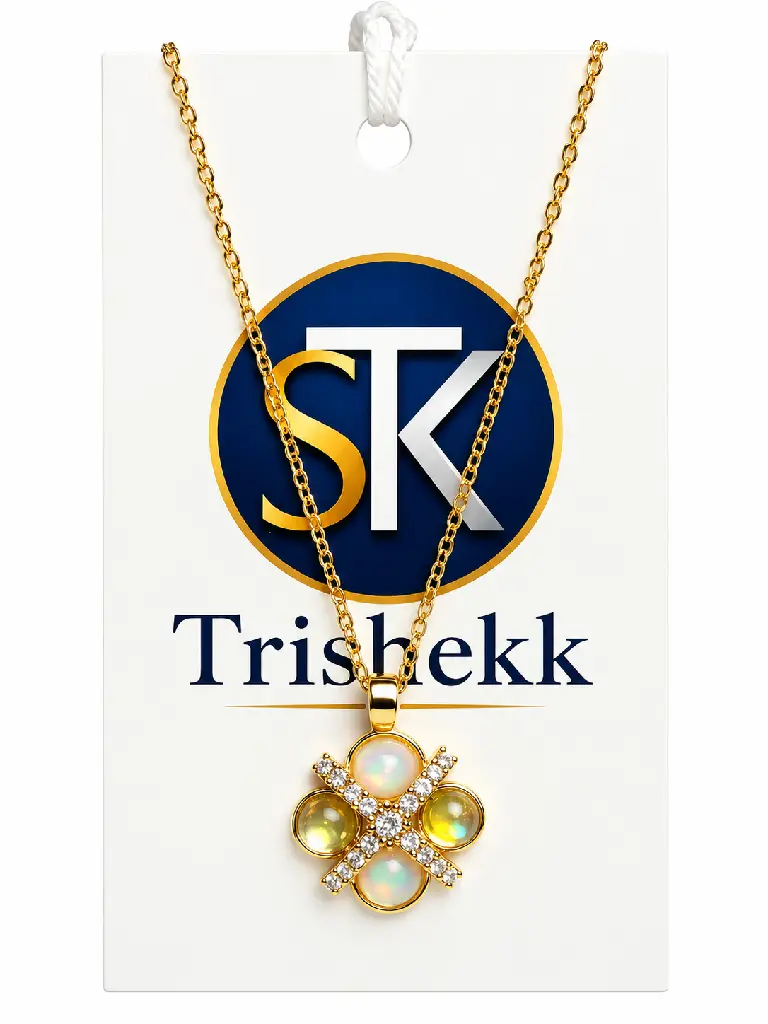 Elegant Gold Pendant Jewelry Display.webp