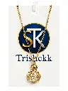 Luxury Gold Pendant Necklace Display.webp