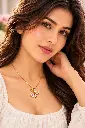 Elegant Gold Bow Pendant Portrait.webp
