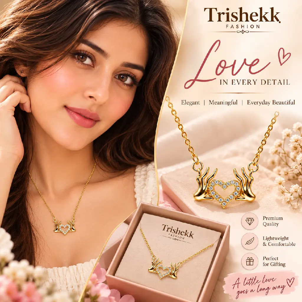 Trishekk Love_ Elegant Heart Pendant.webp