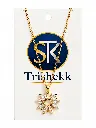 Trishekk Gold Sunburst Necklace Card.webp
