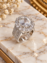 Stylish AD Ring (Pink)