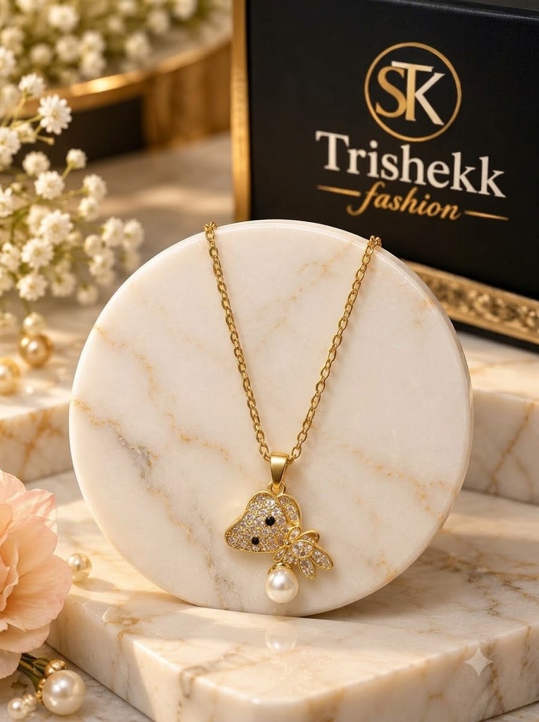 Teddy Pendent Necklace