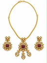 Ruby AD Jewellery Set for Women